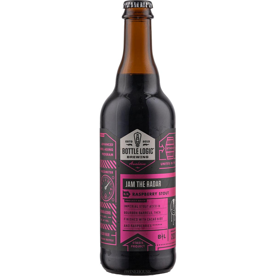 Bottle Logic Jam the Radar Bourbon Barrel Aged Stout with Raspberries - Cali Cellar Co.