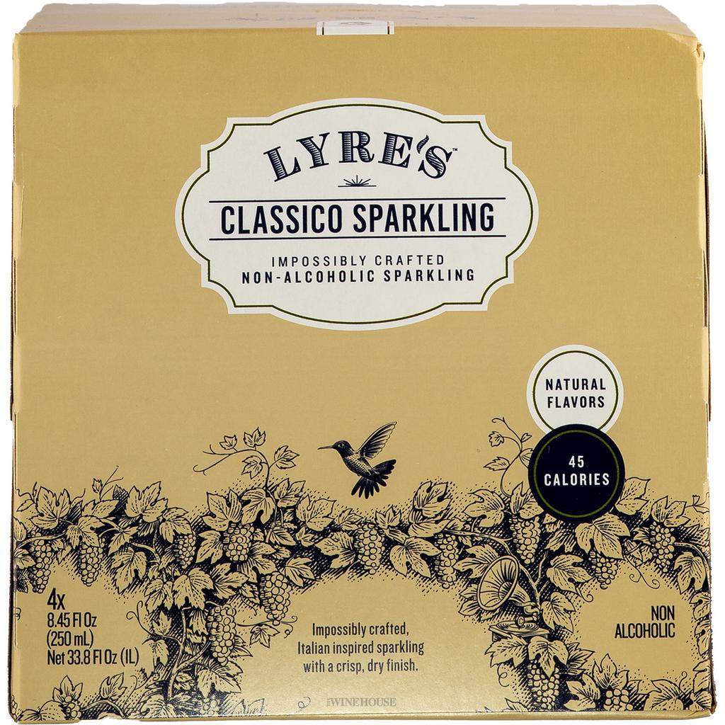 Lyre`s Classico Sparkling Non - Alcoholic (4 x 250ml cans) - Cali Cellar Co.