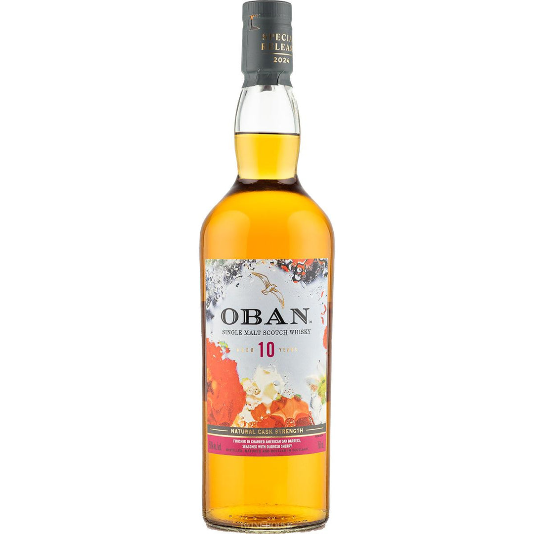 Oban 10 Year Single Malt Scotch Natural Cask Strength Special Release 2024 - Cali Cellar - Wine & Spirits