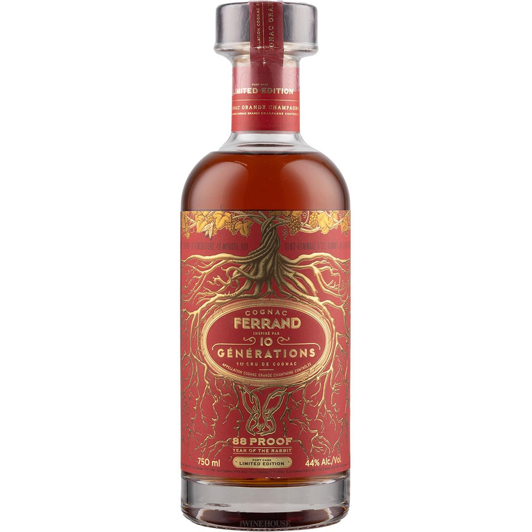 PIERRE FERRAND 10 GENERATIONS PORT CASK YEAR OF THE RABBIT GRAND CHAMPAGNE COGNAC - Cali Cellar Co.