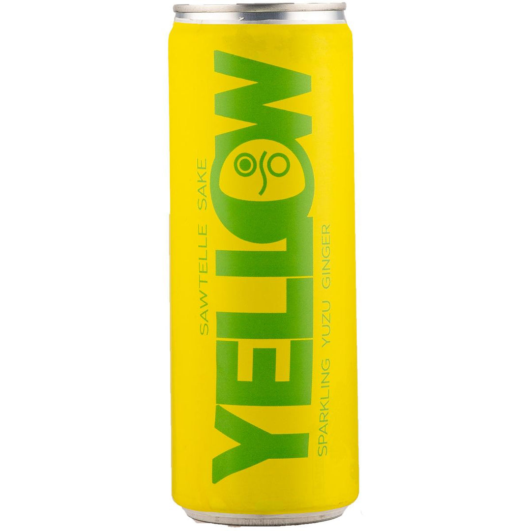 Sawtelle Sake Yellow Yuzu / Ginger Sparkling Sake Can - Cali Cellar - Wine & Spirits