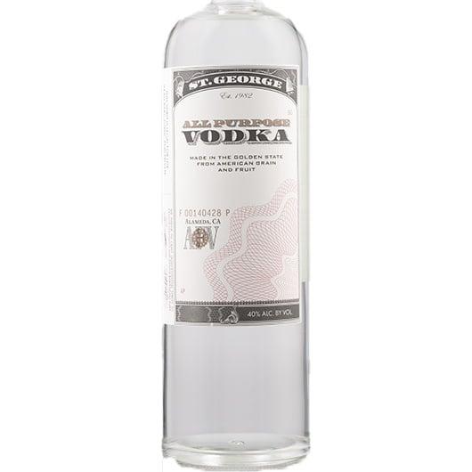 St. George All Purpose Vodka made from Grain and Fruit 40% abv - Cali Cellar Co.