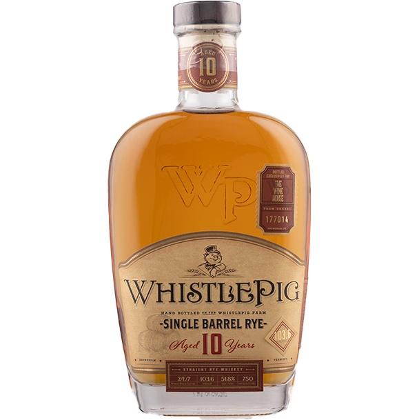 WhistlePig Wine House Select Single Barrel 10 Year Old Rye Whiskey 2023, 103.6 Proof - Cali Cellar Co.