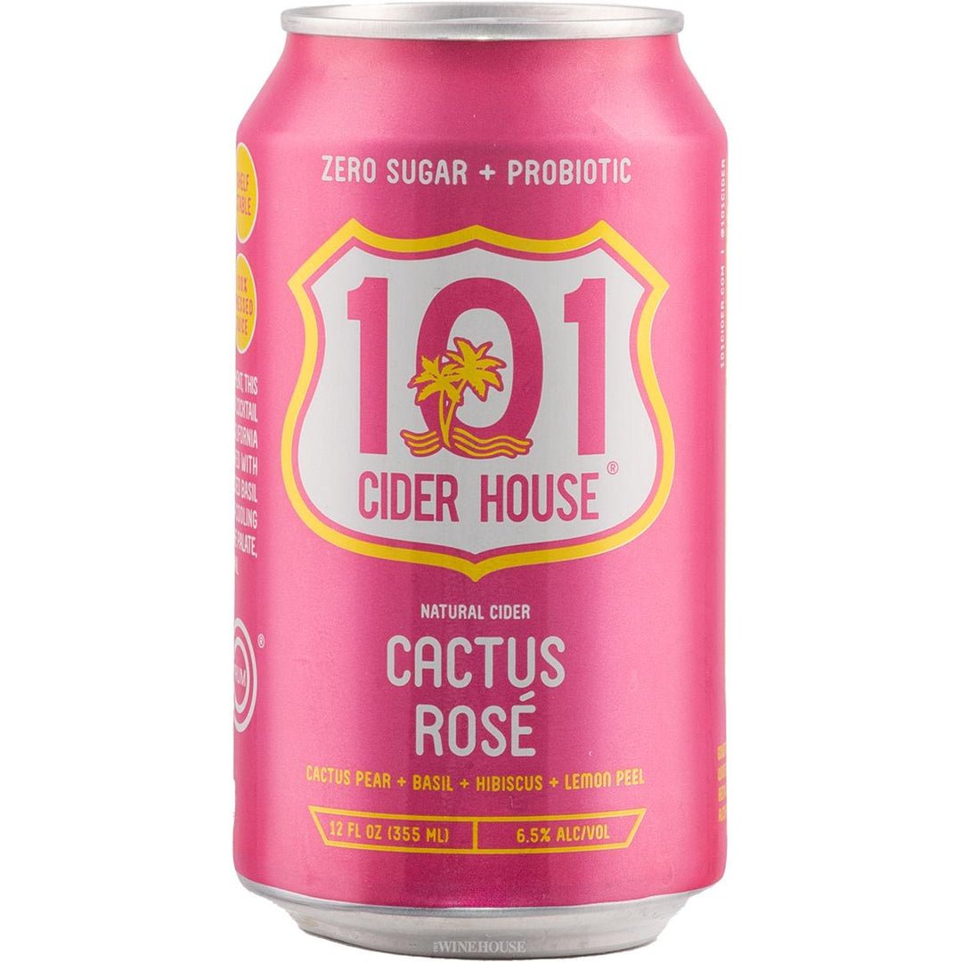 101 Cactus Rose Cider 6.5% abv 16oz s Cans - Cali Cellar Co.