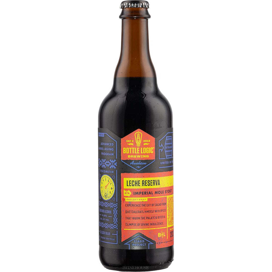 Bottle Logic Leche Reserva Cinnamon Chocolate Chili Imperial Stout Bottle - Cali Cellar Co.