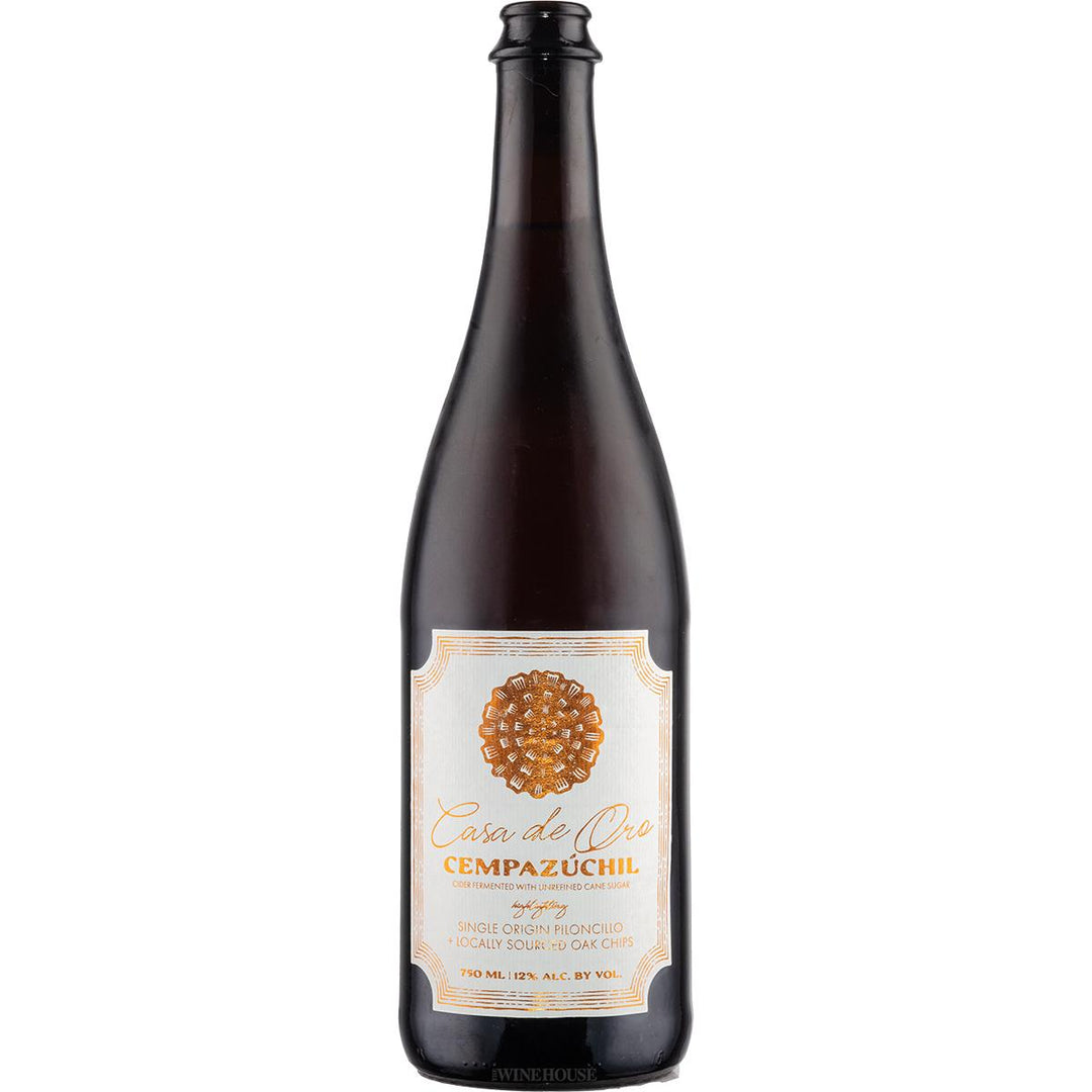 Casa de Oro Cempazúchil Cider fermented with unrefined cane sugar Mexico 2023 12% abv - Cali Cellar Co.