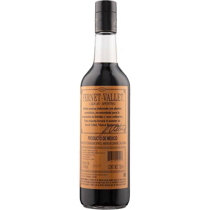 Fernet Vallet 70 Amaro Mexico 35% abv - Cali Cellar Co.