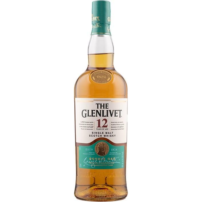 Glenlivet 12 Year Old Single Malt Highland Scotch - Cali Cellar Co.