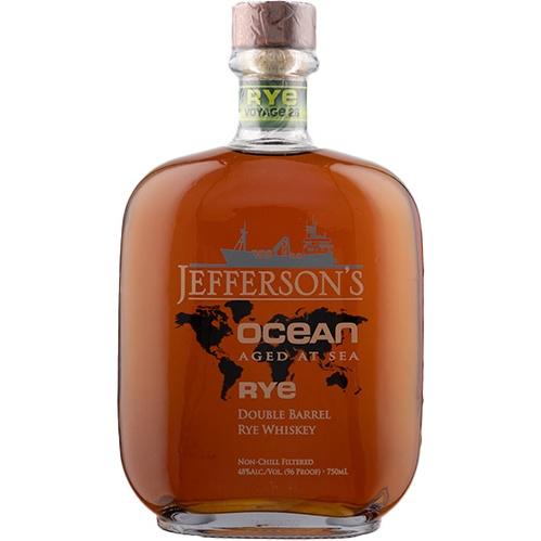Jefferson Ocean Rye, Aged at Sea Voyage 26 Limited Production 45% abv. . - Cali Cellar Co.