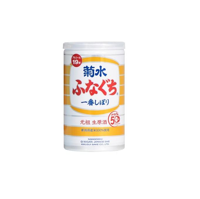 Kikusui Funaguchi Nama Genshu Honjozo Gold Can 200ml - Cali Cellar Co.