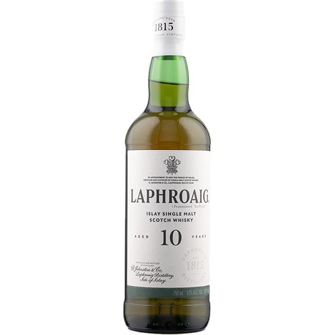 Laphroaig 10 Year Old Islay Scotch - Cali Cellar Co.
