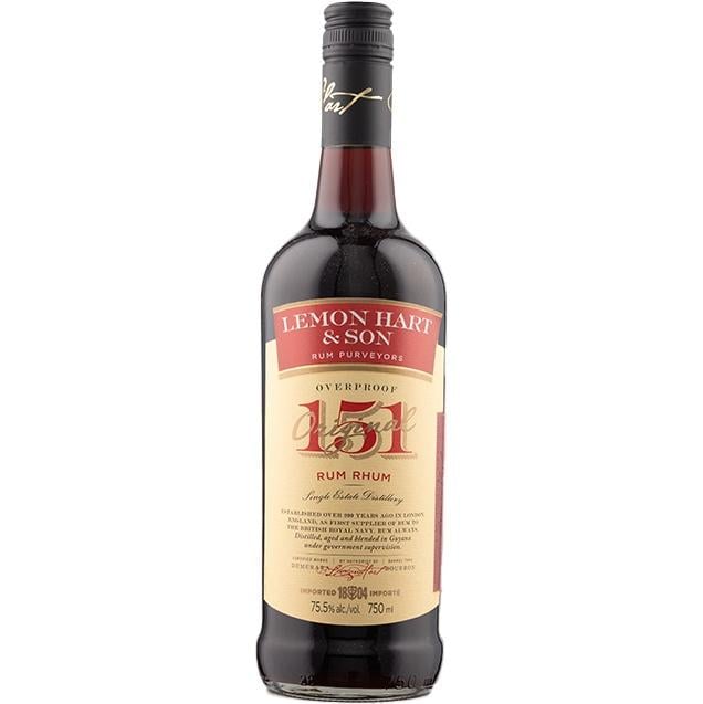 Lemon Hart Demerara Rum 151 Proof - Cali Cellar Co.