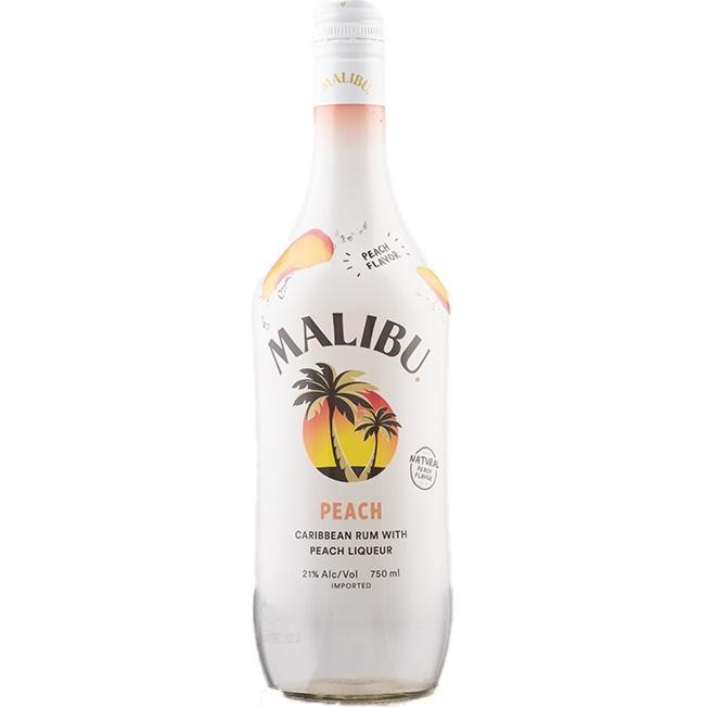 Malibu Peach Flavored Rum - Cali Cellar Co.