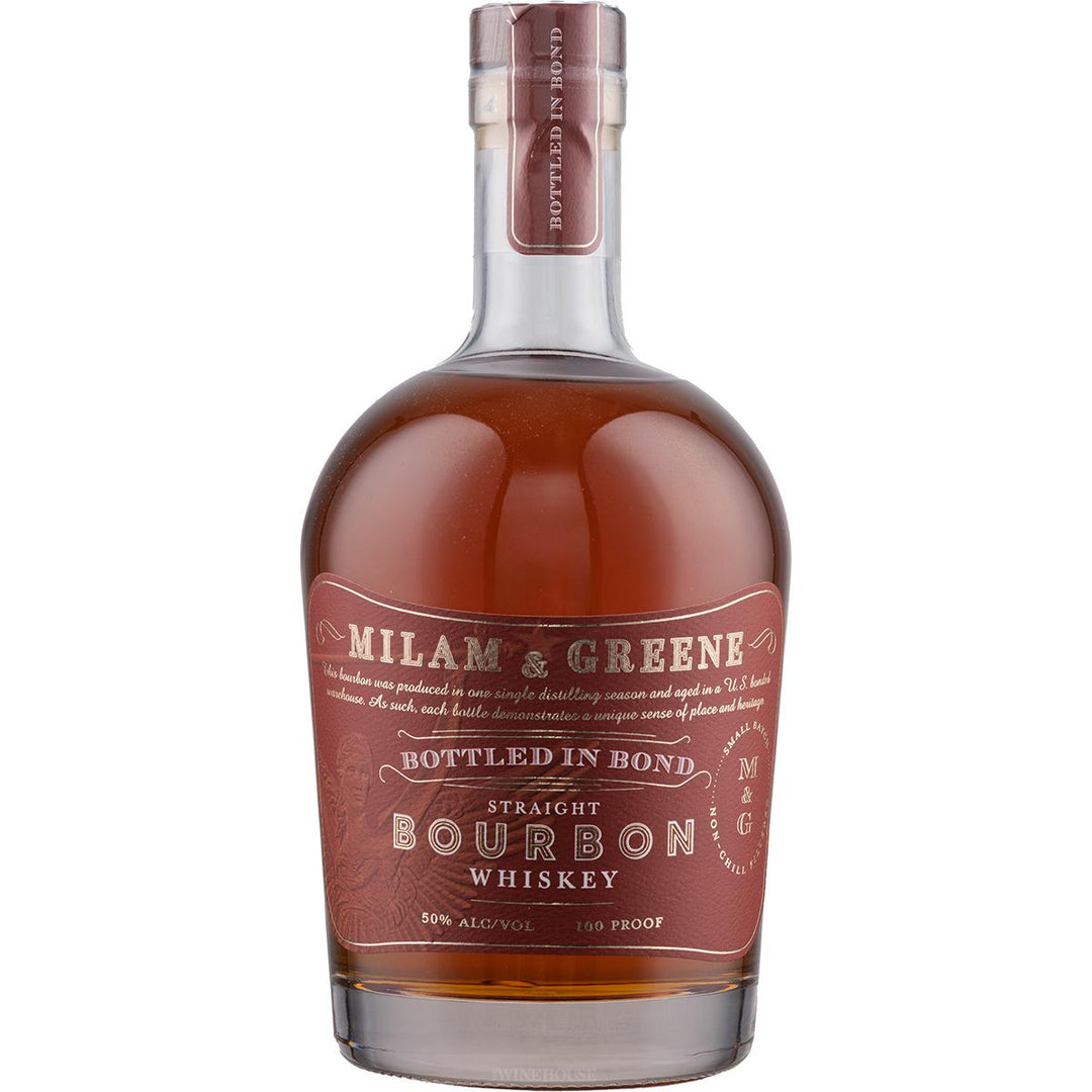 Milam & Greene Bottled in Bond Straight Bourbon Whiskey - Cali Cellar Co.