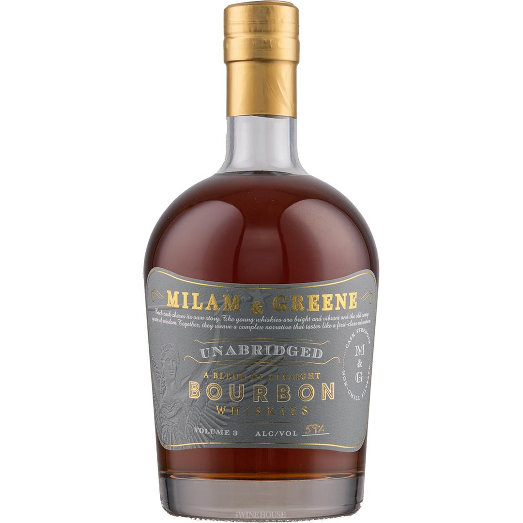 Milam + Greene’s Unabridged Volume 3 Bourbon Whiskey, 58.8% abv - Cali Cellar Co.