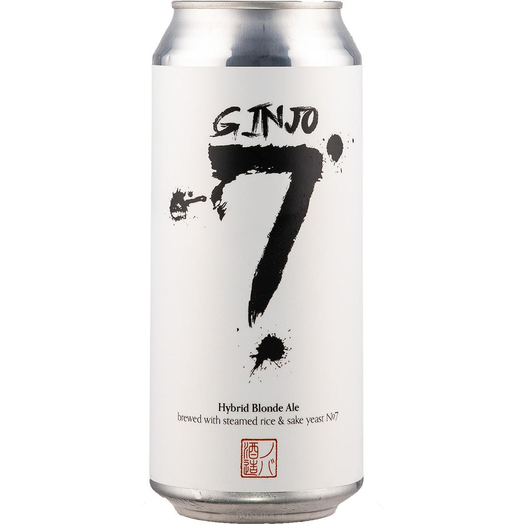 Nova Brewing Co Ginjo 7 Hybrid Blonde Ale White Can 1S - Cali Cellar - Wine & Spirits