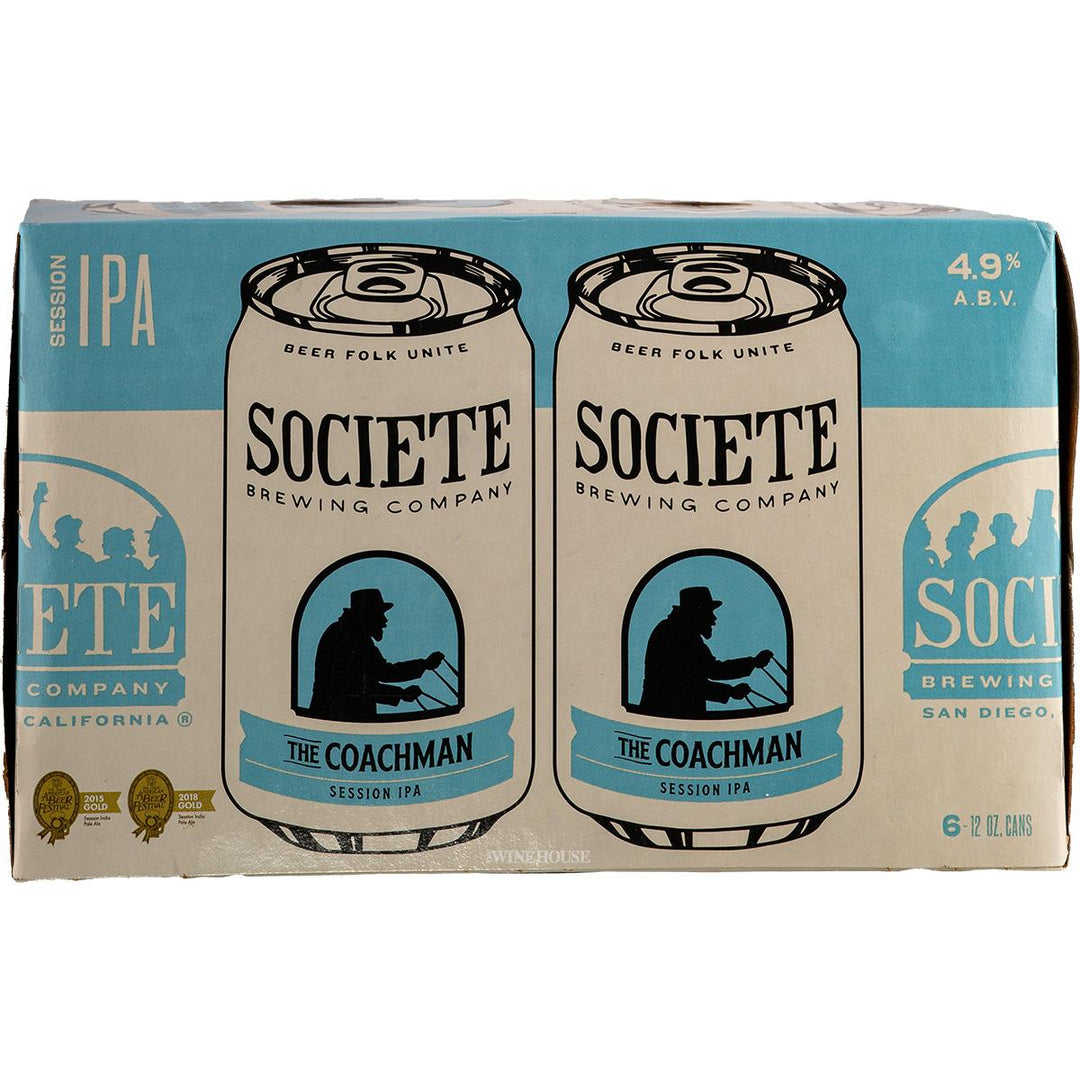 Societe Brewing Company The Coachman Session IPA 6P Cans - Cali Cellar Co.