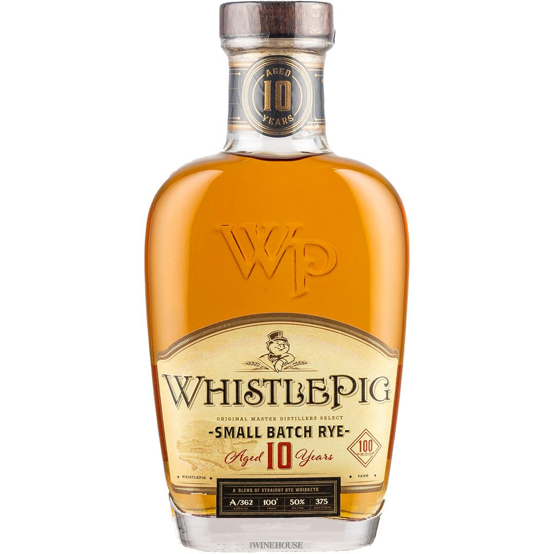 WhistlePig 10 Year Old Rye Whiskey 50% abv - Cali Cellar Co.